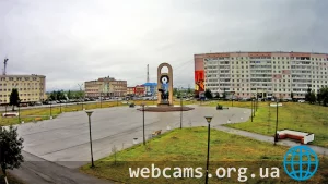 Веб-камера у памятника «Защитникам Отечества», Усинск
