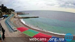 Веб-камера на пляже санатория «Ай-Петри», Крым